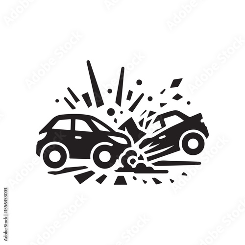car crash icon