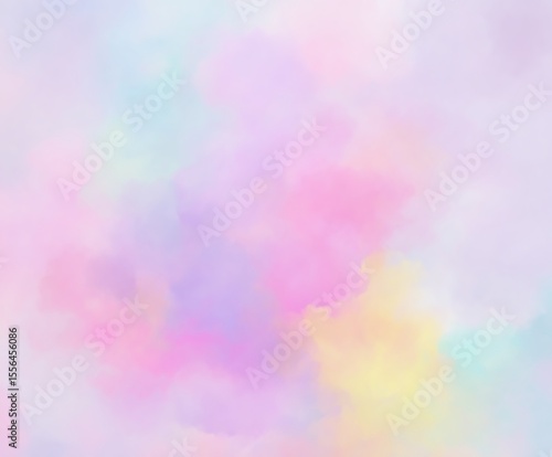 Abstract dreamy pastel watercolor style background