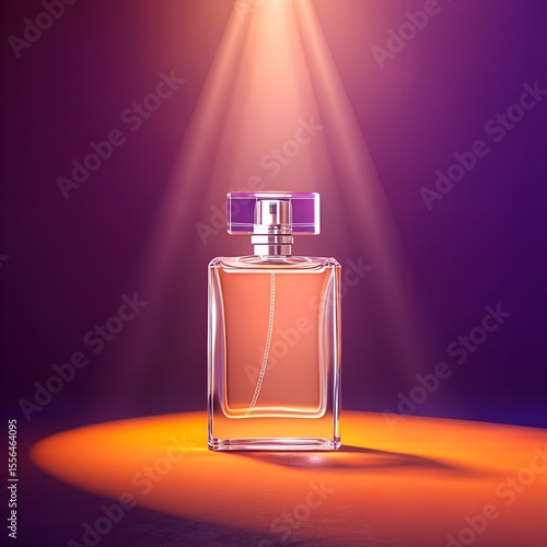  Droplet Perfume with Abstract Backdrop