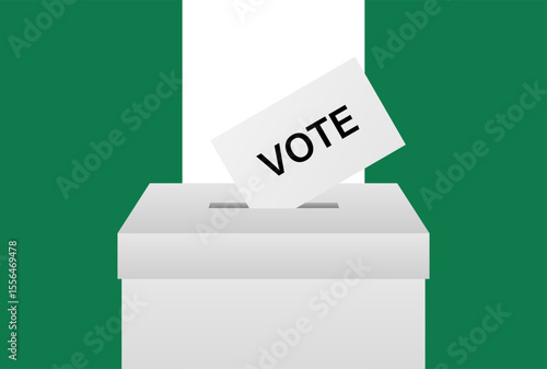 Election in Nigeria. Election Concept. Vector Illustration.