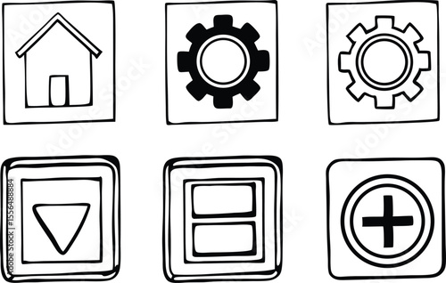 User Interface Line Icons