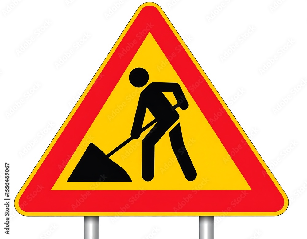 Road work warning sign (1) Road work warning sign (1)