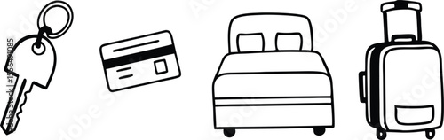 Hotel and Accommodation Icons