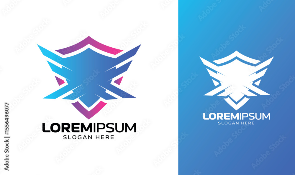 Obraz premium Royal security logo template