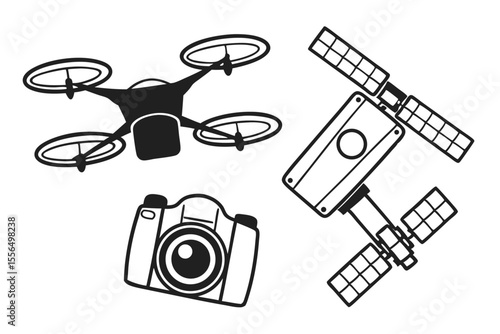 Drone and Aerial Tech Icons