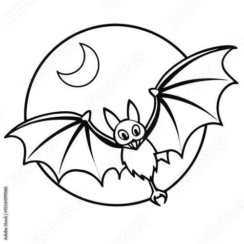 Black insect spider tribal art vector illustration on a white background
