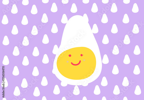 smiley egg background 