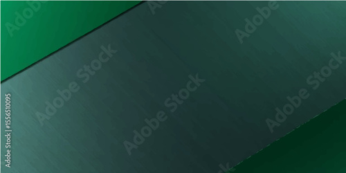 Futuristic Green Gradient Abstract with Layered Flowing Curved Design
