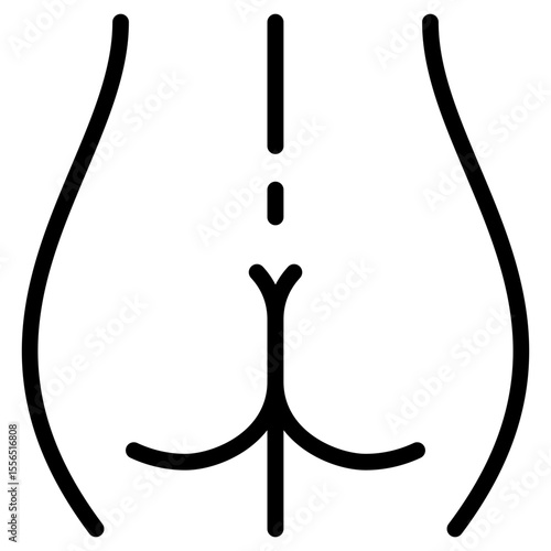Buttocks Icon