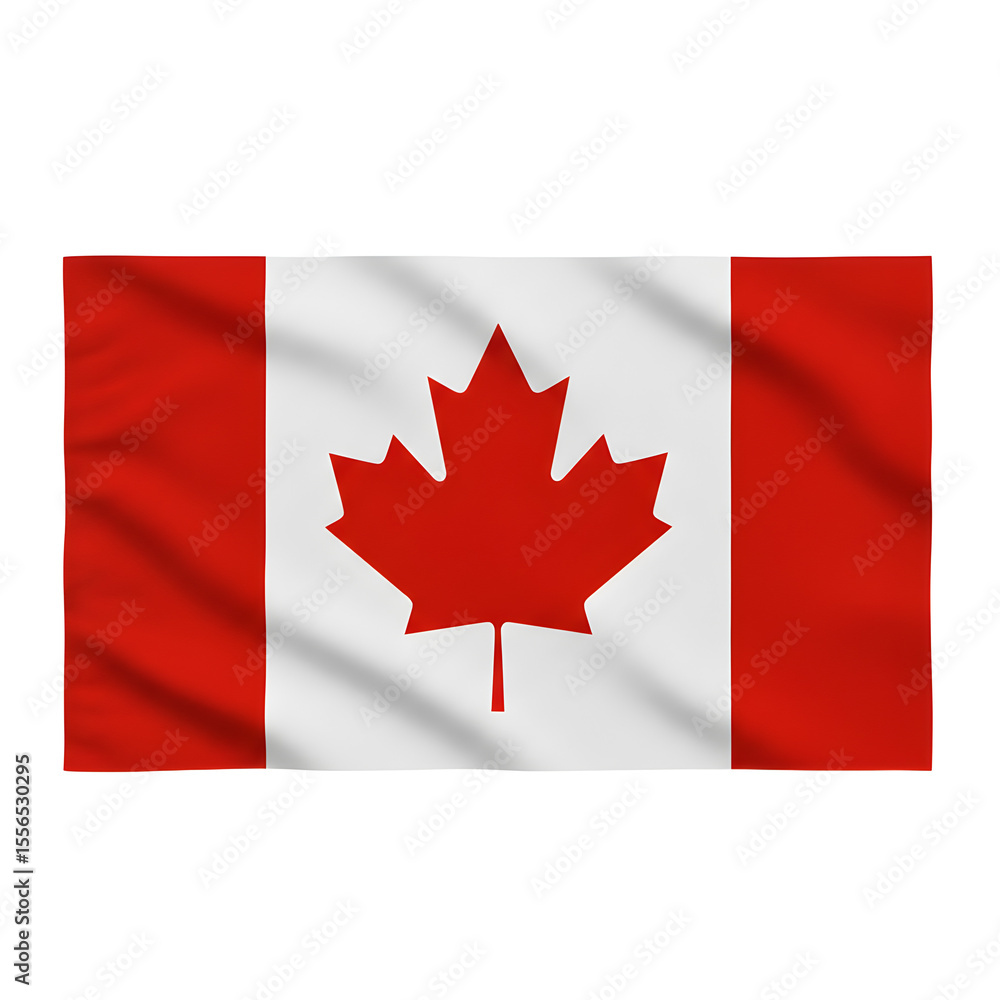 canadian flag waving in wind canadian flag waving in wind