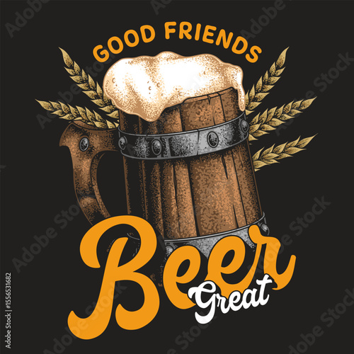 Great beer and friends at a gathering