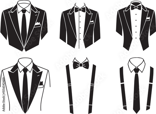 Six Stylish Men's Formalwear Silhouettes for Design Inspiration