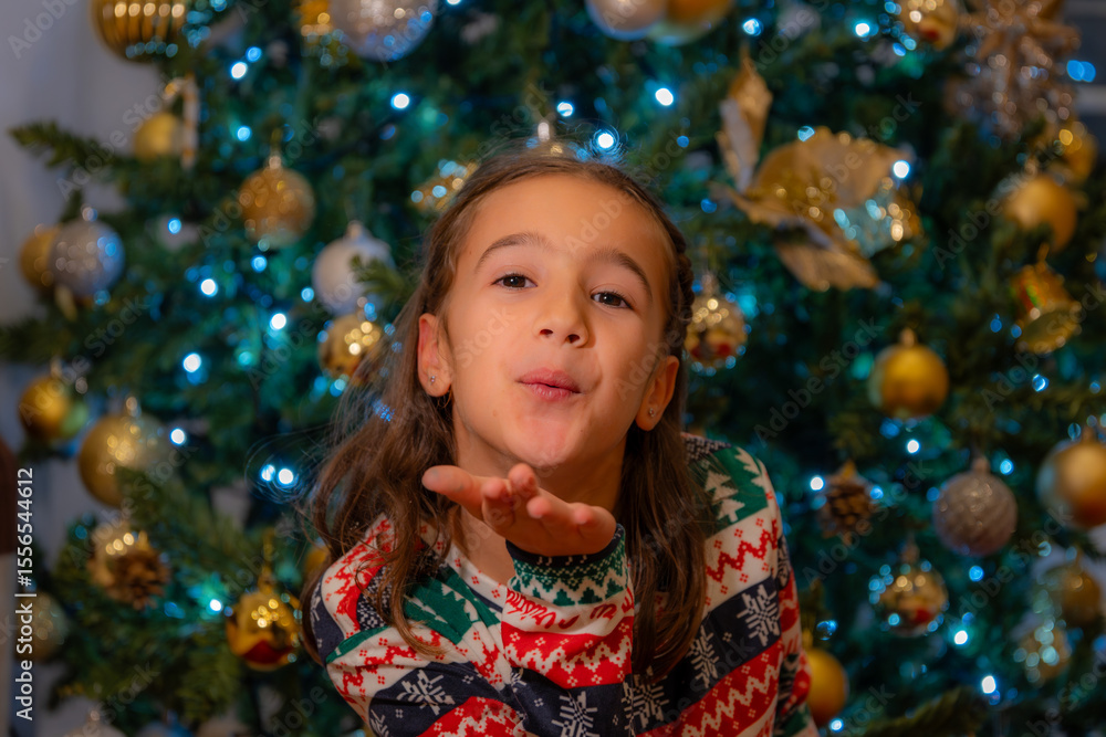girl at christmas girl at christmas