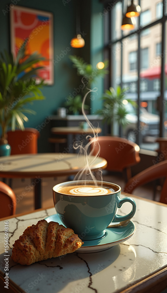 Breakfast in the restaurant. AI Generated Breakfast in the restaurant. AI Generated