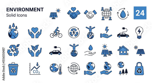 Outdoor Adventure Camping Gear Icons Collection for Recreation and Travel
