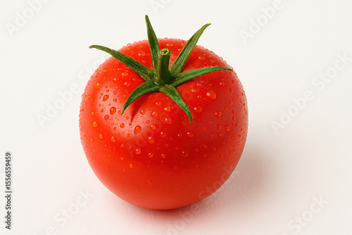 AI Photo of Tomatoes on Vine over Black