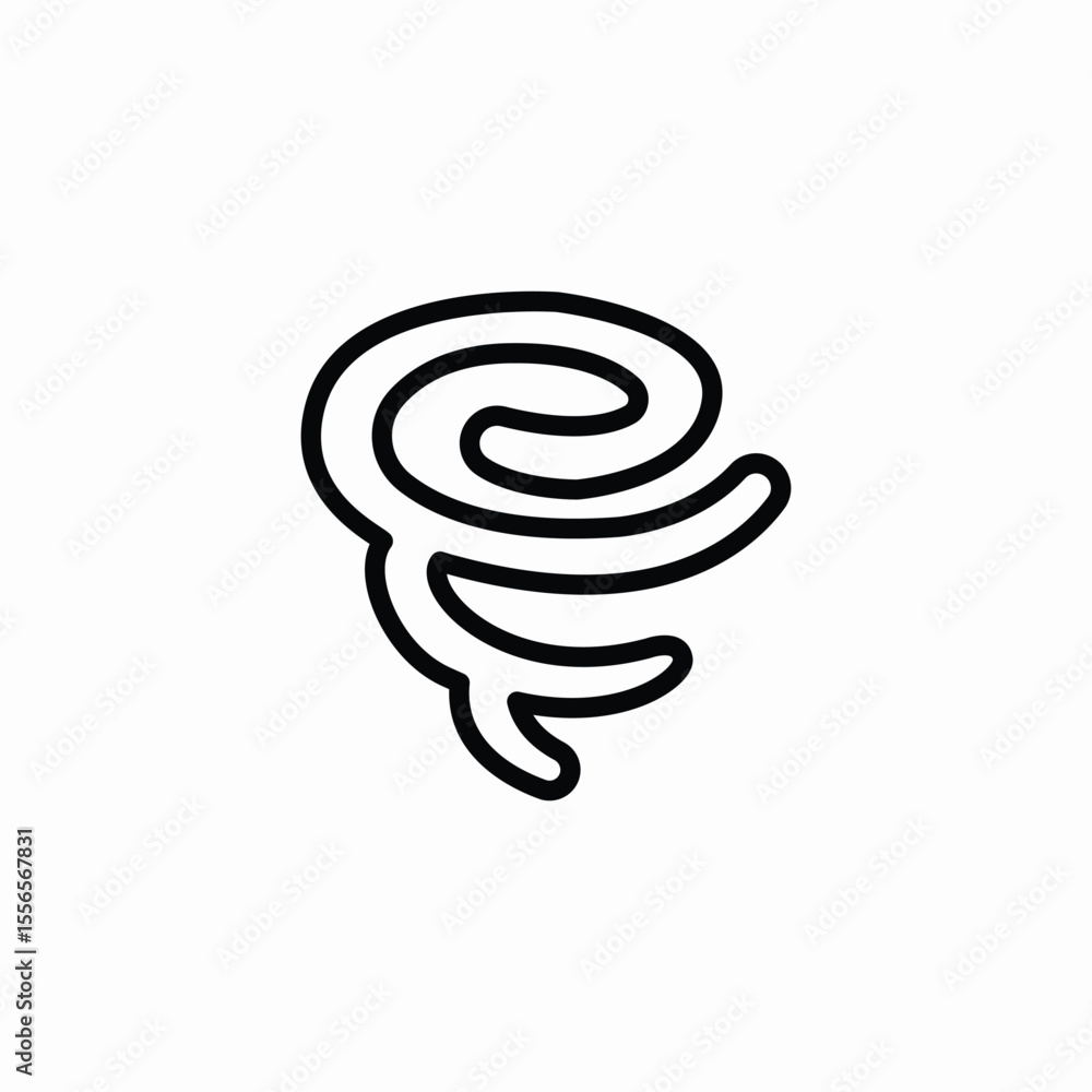Φωτογραφία air twirl icon sign vector