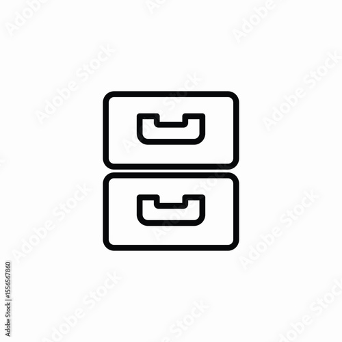 archive save shelf icon sign vector