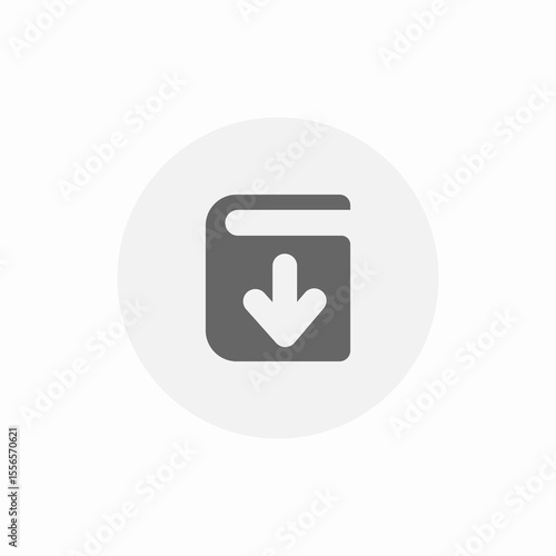 download book content icon sign vector