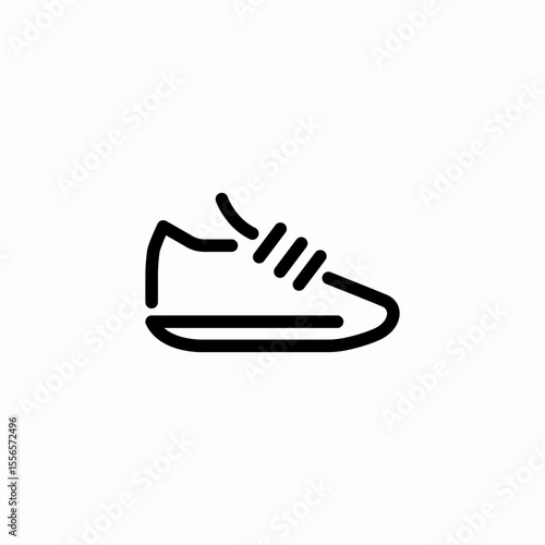 sneaker shoes icon sign vector