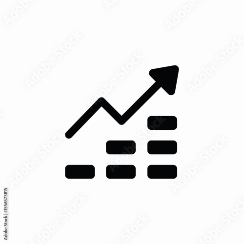investments rise icon sign vector