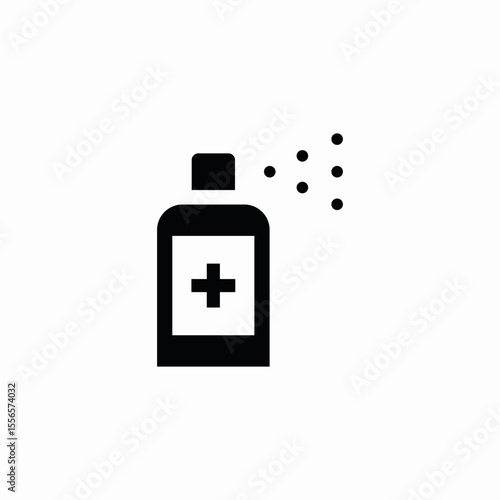 medical spray icon sign vector