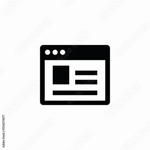 news page icon sign vector