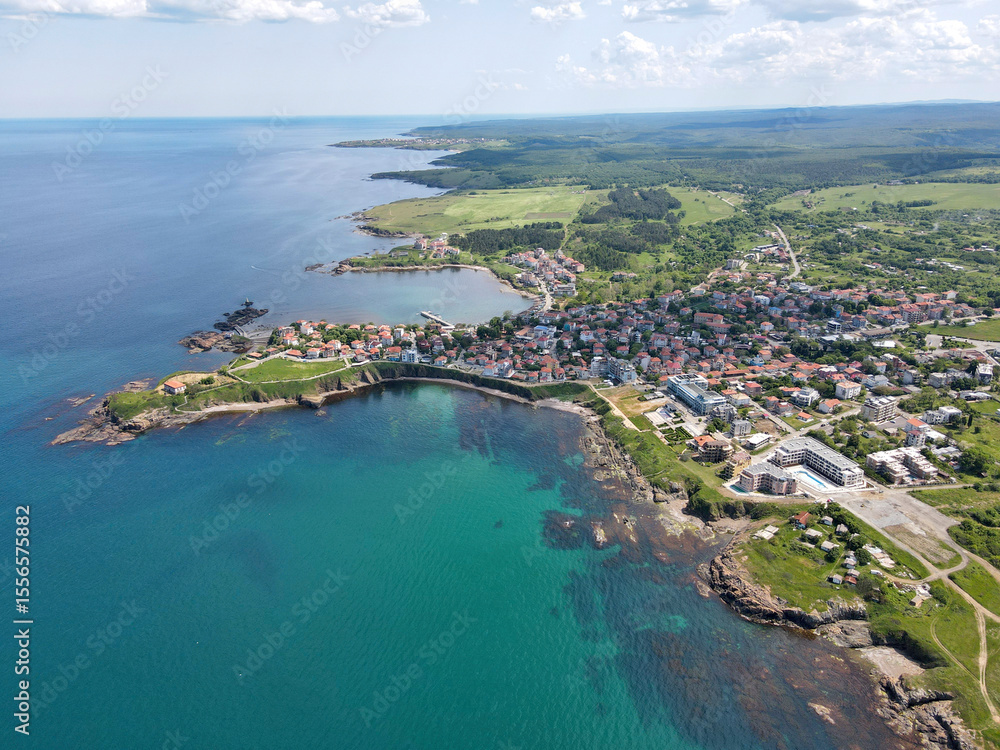 Fototapeta premium Black Sea coast near town of Ahtopol, Bulgaria