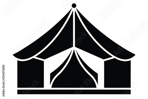 circus tent vector illustration