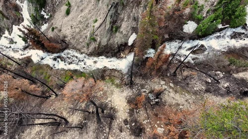 Iconic Bridal Veil Falls in Idaho