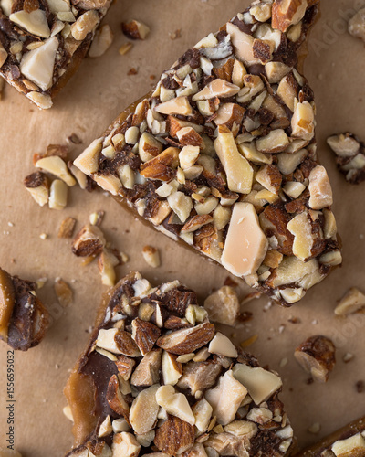 Homemade toffee brittle