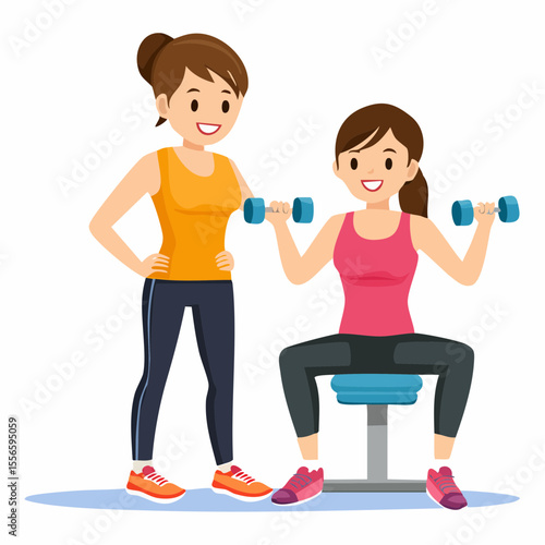 パーソナルジムトレーニング素材