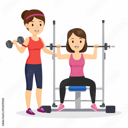 パーソナルジムトレーニング素材