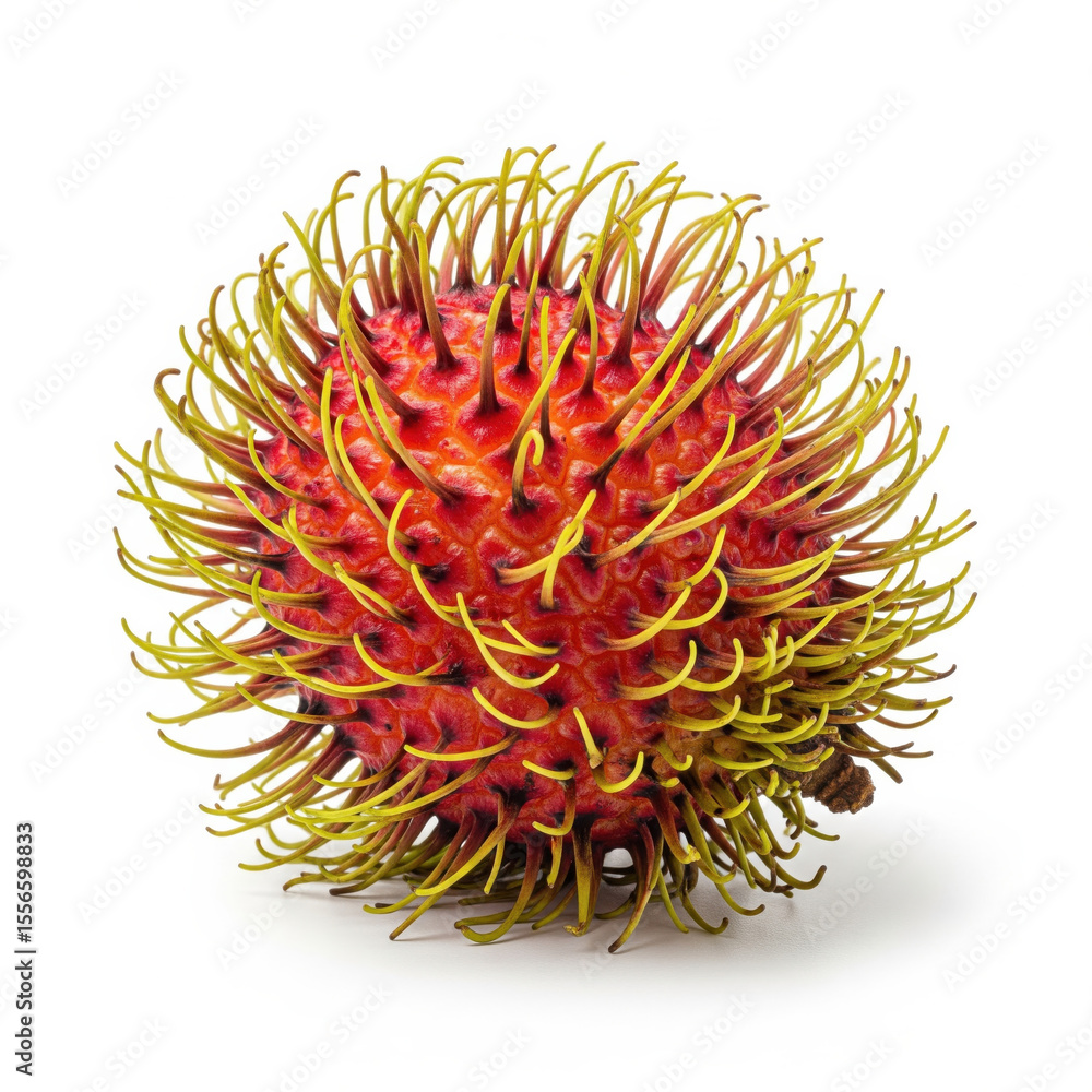 Fototapeta premium rambutan isolated on white background