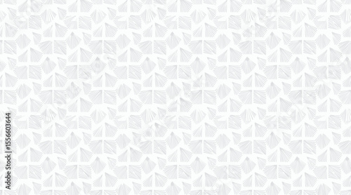 Elegant Faceted Geometric Seamless Pattern
