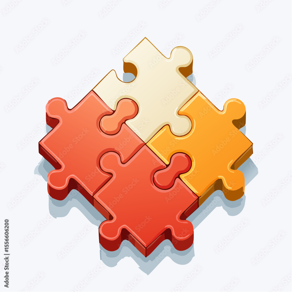 A jigsaw puzzle piece with fitting edges
A jigsaw puzzle piece with fitting edges