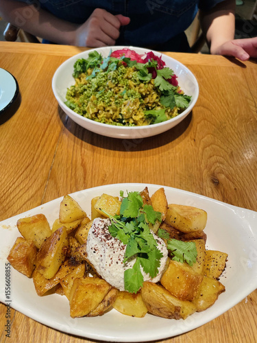 Za’atar Potatoes & Herbed Rice