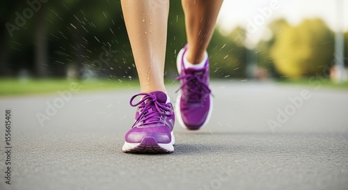 Running shoes closeup fitness exercise active lifestyle athletic footwear workout sneak