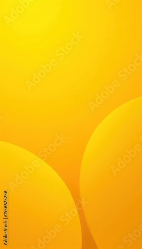 A yellow background with curved lines in the middle.