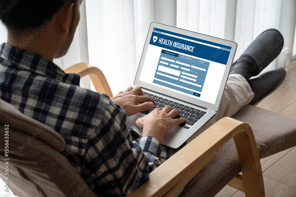 Health insurance web site modish registration system for easy form filling Health insurance web site modish registration system for easy form filling