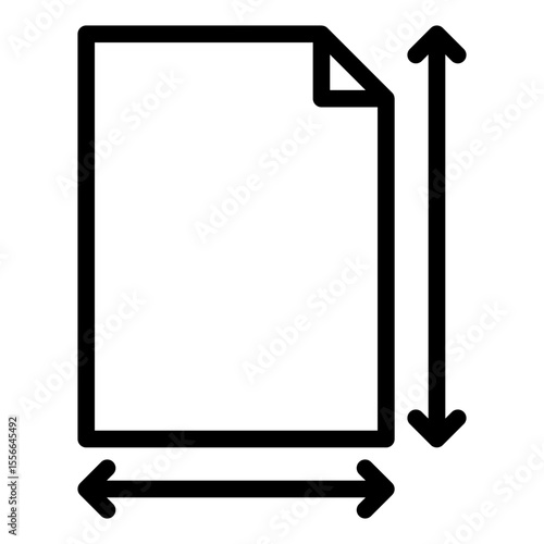 paper size icon