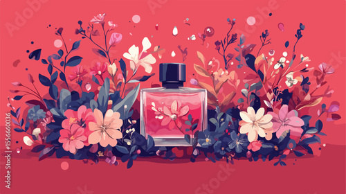 Hand Drawn Fragrance Vector Illustration Element