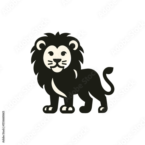 The jungle lion looks more cuddly than fierce