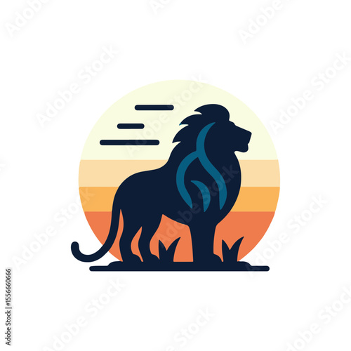 The jungle lion looks more cuddly than fierce