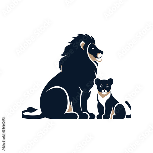 The jungle lion looks more cuddly than fierce