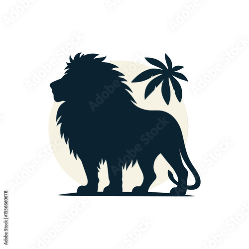 The jungle lion looks more cuddly than fierce