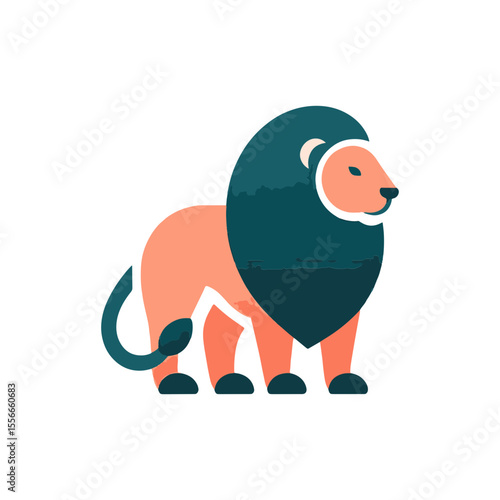 The jungle lion looks more cuddly than fierce