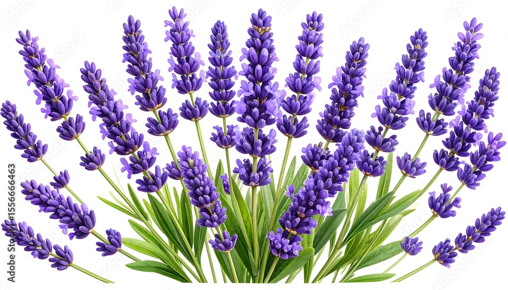 Obraz premium Lavender bouquet against white