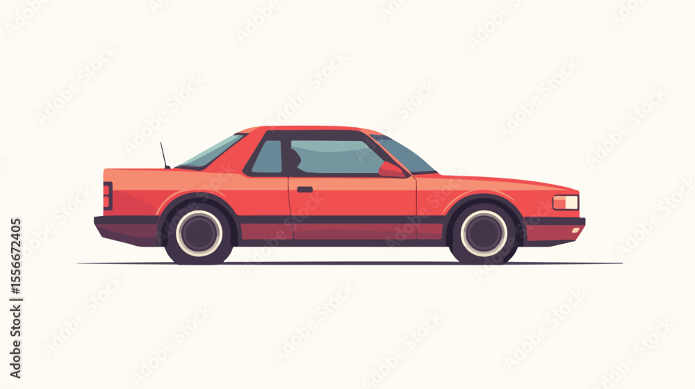 Safe Driving Illustration with No Phone Usage Warning in Flat Vector Style Safe Driving Illustration with No Phone Usage Warning in Flat Vector Style