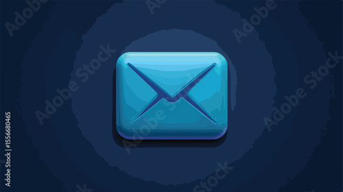 Professional Contact Icon Flat Vector Illustration